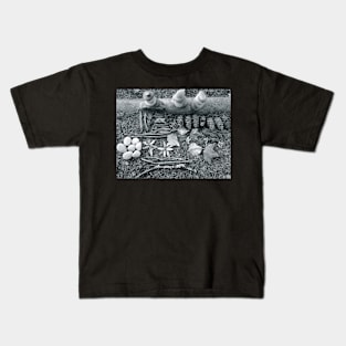 All the things B&W. Kids T-Shirt